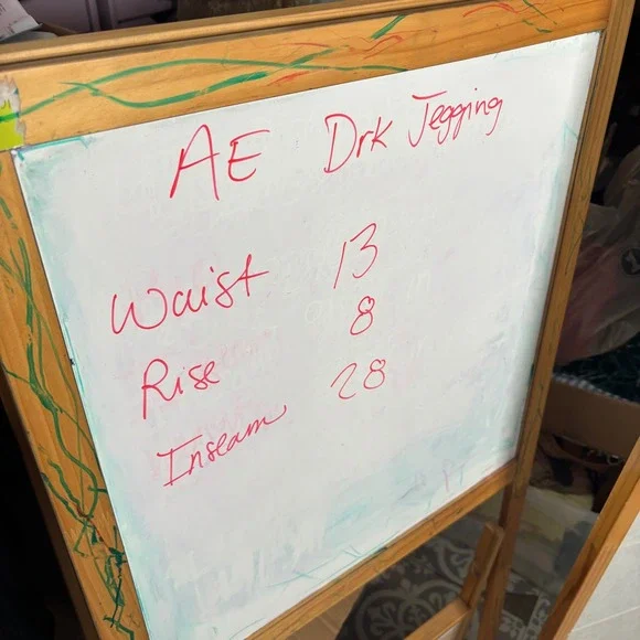 American Eagle Outfitters Women Jeans Dark Wash Skinny Fit Stretch Denim Size 4 - Picture 10 of 10